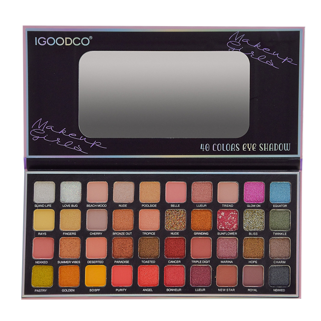 Косметика - Палетка теней Igoodco 40 цветов (LK2899)#2