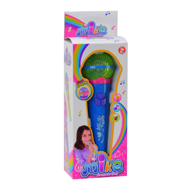 Музичні інструменти -  Іграшковий мікрофон Shantou Jinxing My mike блакитний (5218/3)#2