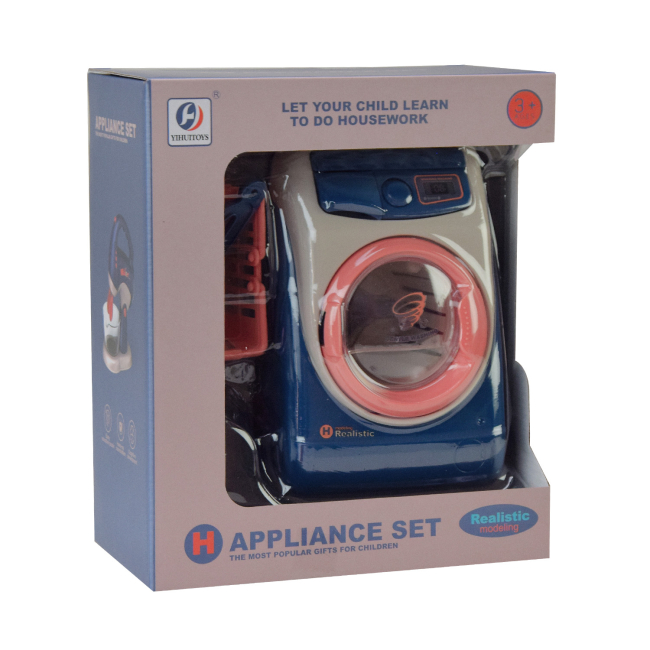 Дитячі кухні та побутова техніка - Пральна машина Shantou Jinxing синя (YH129-3C/3S/2)#3