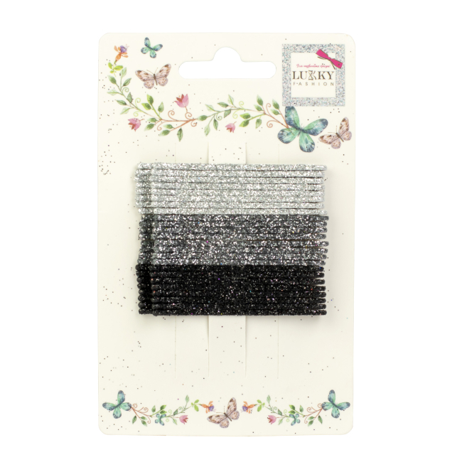 Бижутерия и аксессуары - Невидимки для волос Lukky Разноцветные в ассортименте (T18540)#3