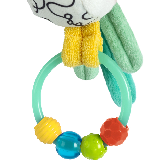 Подвески, мобили - Погремушка-подвеска Fehn Попугай (049060) (4001998049060)#2