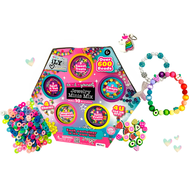 Наборы для творчества - Набор для творчества WeCool Изготовление браслетов Яркий микс (112819)#2