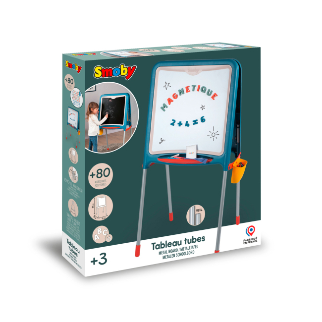 Детская мебель - Двухсторонний мольберт Smoby Буквы и цифры (410308)#3