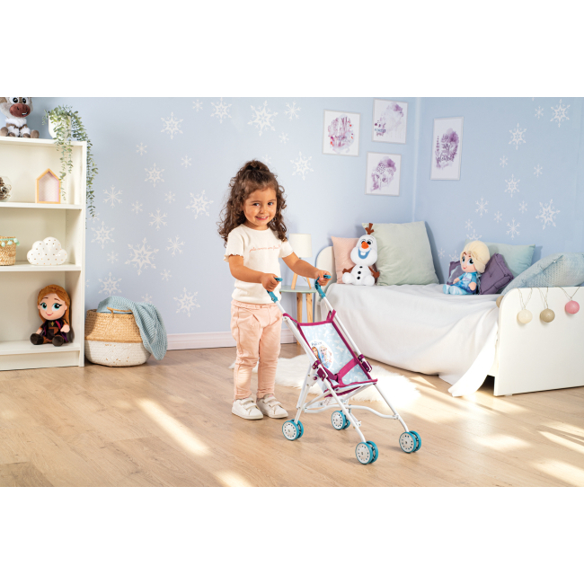 Транспорт і улюбленці - Коляска для ляльки Smoby Крижане серце (250113)#3