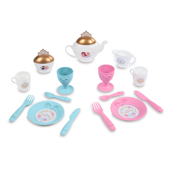 Дитячі кухні та побутова техніка - Возик Smoby Дісней Принцеси з сервізом (312502)#2
