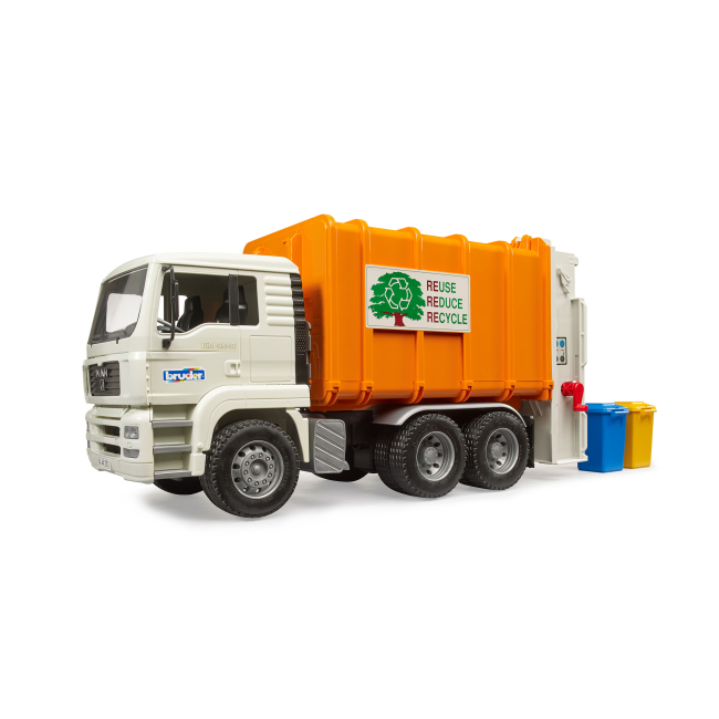 Транспорт и спецтехника - Игровой набор Bruder Мусоровоз MAN TGA (02772)#2