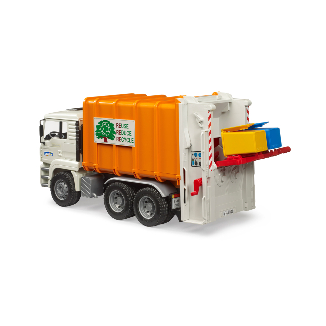 Транспорт и спецтехника - Игровой набор Bruder Мусоровоз MAN TGA (02772)#4
