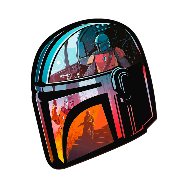 Пазлы - Деревянный пазл Trefl Wooden Shaped Мандалорец (20186)#2