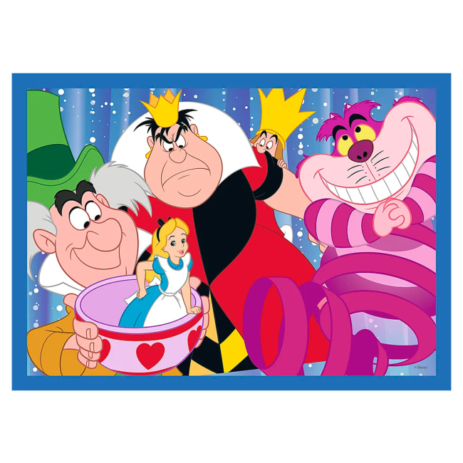 Пазлы - Пазл Trefl Счастливый мир Дисней 4 в 1 (34618)#2