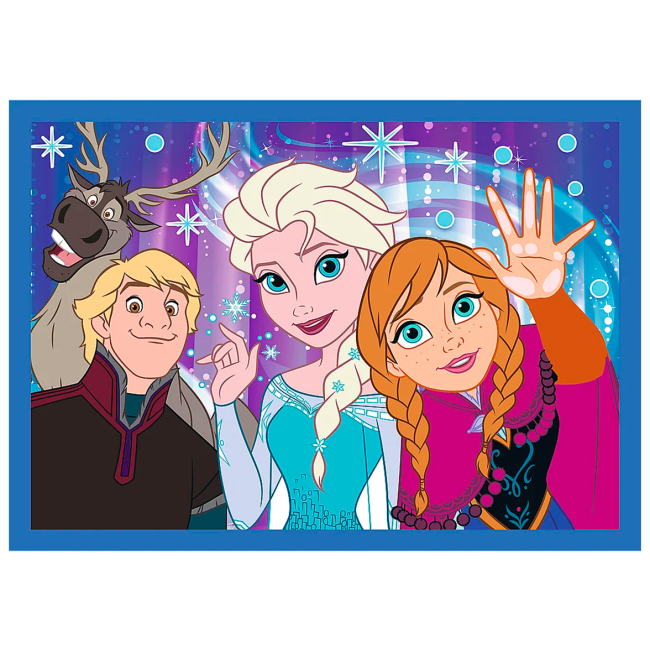 Пазлы - Пазл Trefl Счастливый мир Дисней 4 в 1 (34618)#3