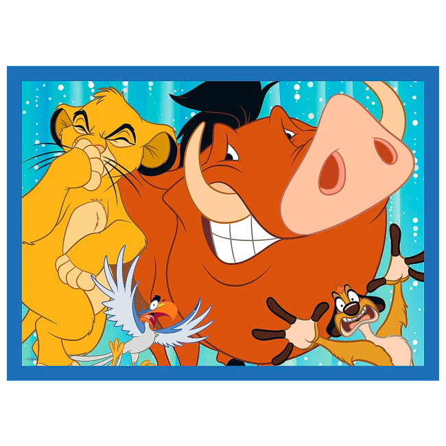 Пазлы - Пазл Trefl Счастливый мир Дисней 4 в 1 (34618)#5