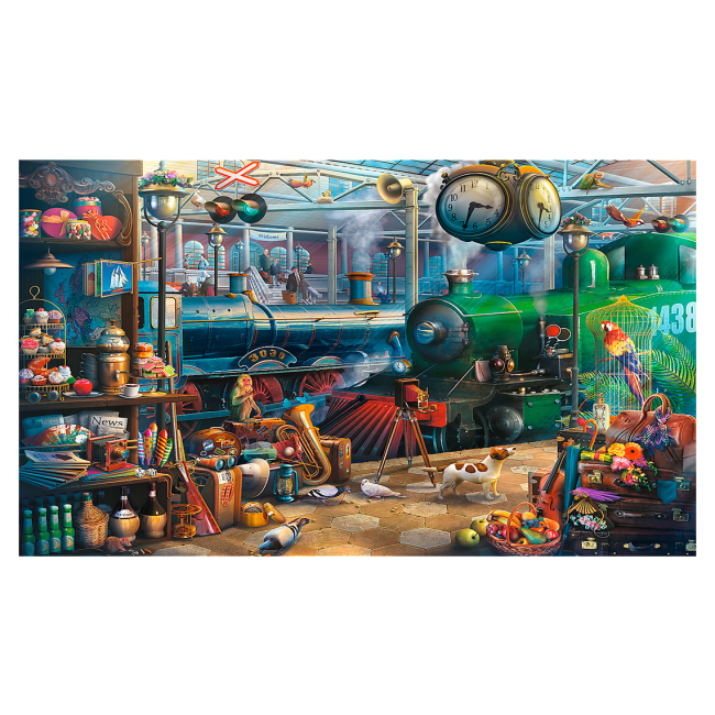 Пазли - Пазл Trefl Залізнична станція (65004)#2