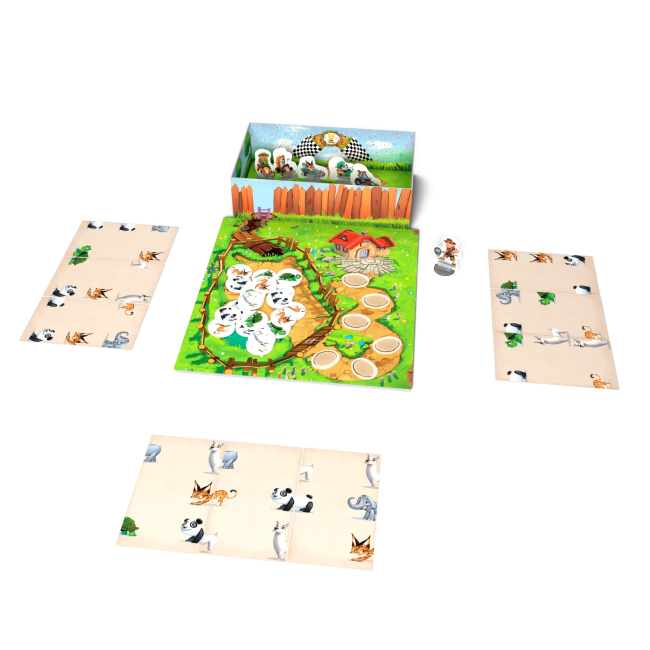 Настольные игры - Настольная игра Loki Гонки в зоопарке 2 в 1 (51600_EU)#2