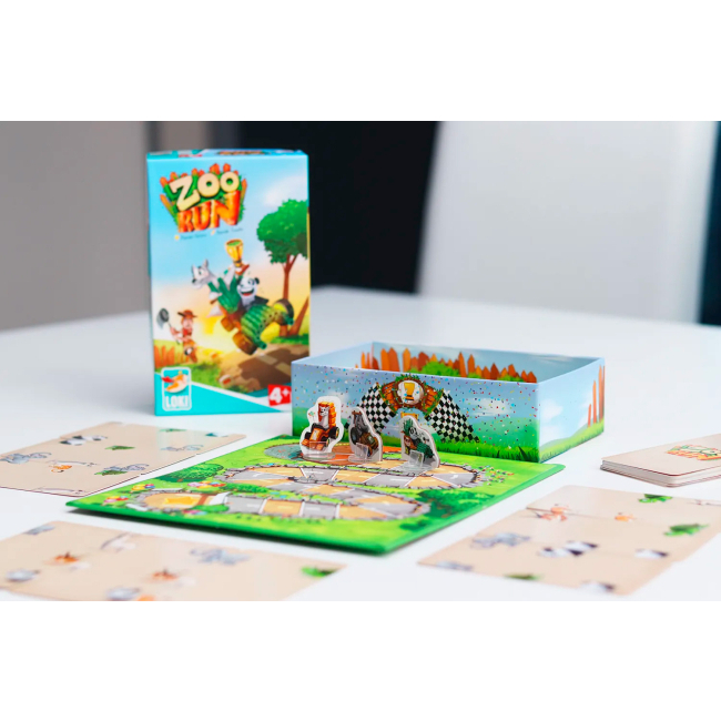 Настольные игры - Настольная игра Loki Гонки в зоопарке 2 в 1 (51600_EU)#3