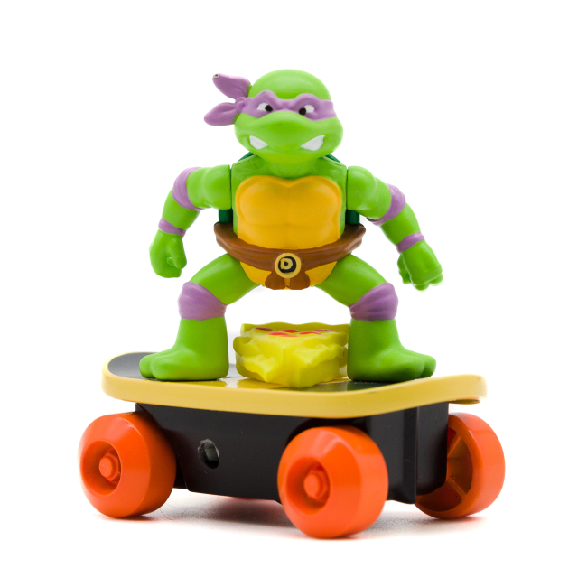 Фигурки персонажей - Игровая фигурка TMNT Funrise Скейтбордист с лаунчером Донателло (71042)#2