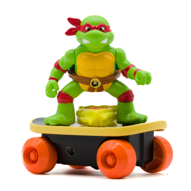 Фигурки персонажей - Игровая фигурка TMNT Funrise Скейтбордист с лаунчером Рафаэль (71043)#2