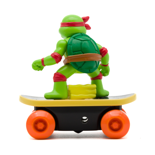 Фигурки персонажей - Игровая фигурка TMNT Funrise Скейтбордист с лаунчером Рафаэль (71043)#4