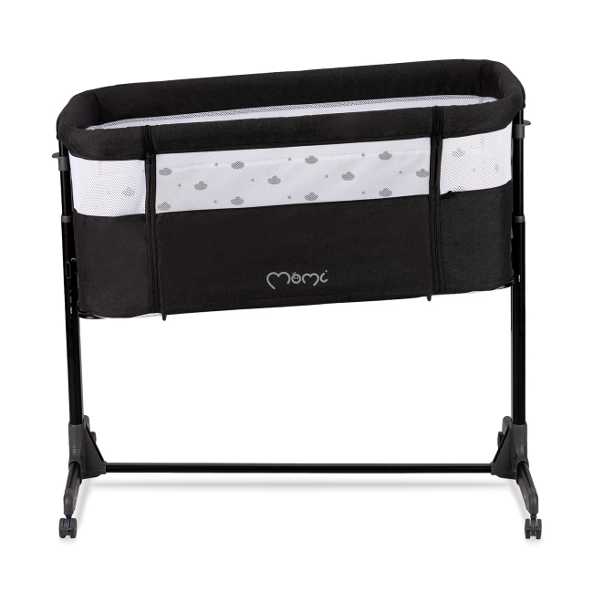 Манежі - Приставне ліжечко MoMi Revo dark grey (5900495056412)#2