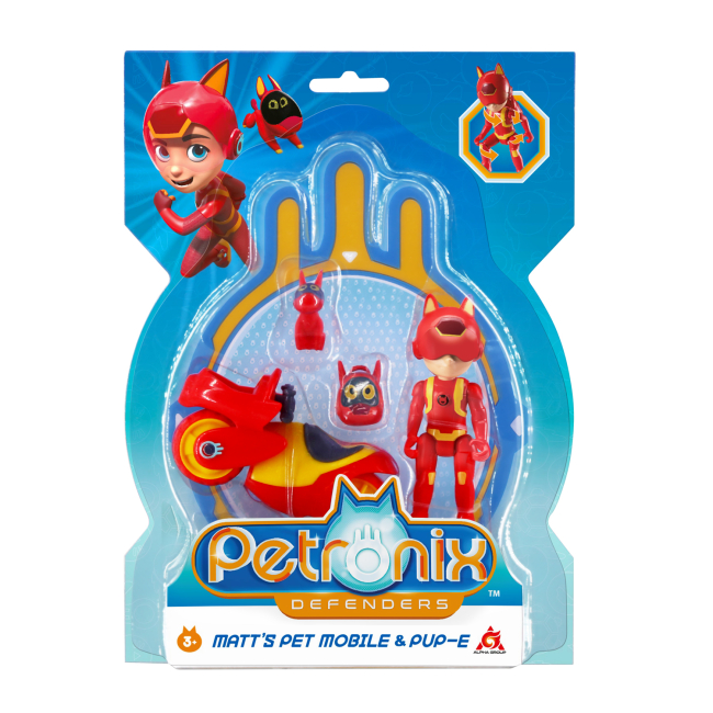 Фігурки персонажів - Ігровий набір Petronix Defenders Петмобіль Мета (123202)#2