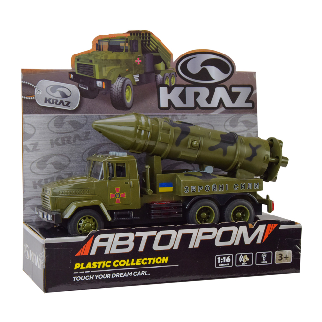 Транспорт и спецтехника - Грузовой автомобиль Автопром Военная техника Краз (KR-2202-03)#4