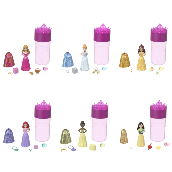 Куклы - Набор-сюрприз Disney Princess Royal Color Reveal Миникукла-принцесса (HMK83)#2