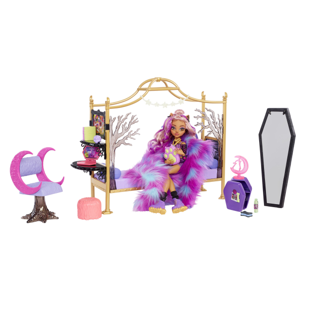Мебель и домики - Игровой набор Monster High Жуткая комната Клодин (HHK64)#5