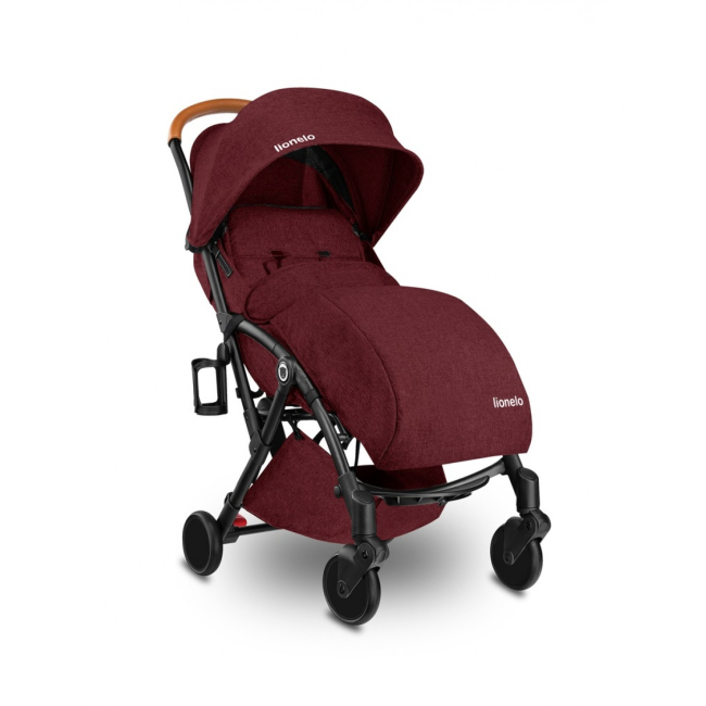 Візочки - Прогулянкова коляска Lionelo Julie black burgundy (5902581658548)#2