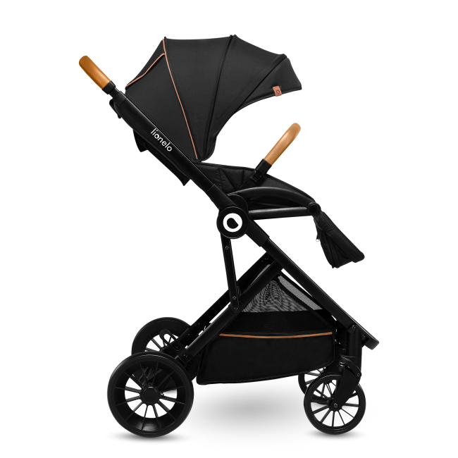 Візочки - Прогулянкова коляска​ Lionelo Dani black onyx (5903771700771)#3