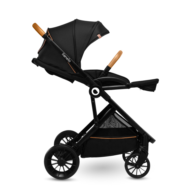 Візочки - Прогулянкова коляска​ Lionelo Dani black onyx (5903771700771)#4