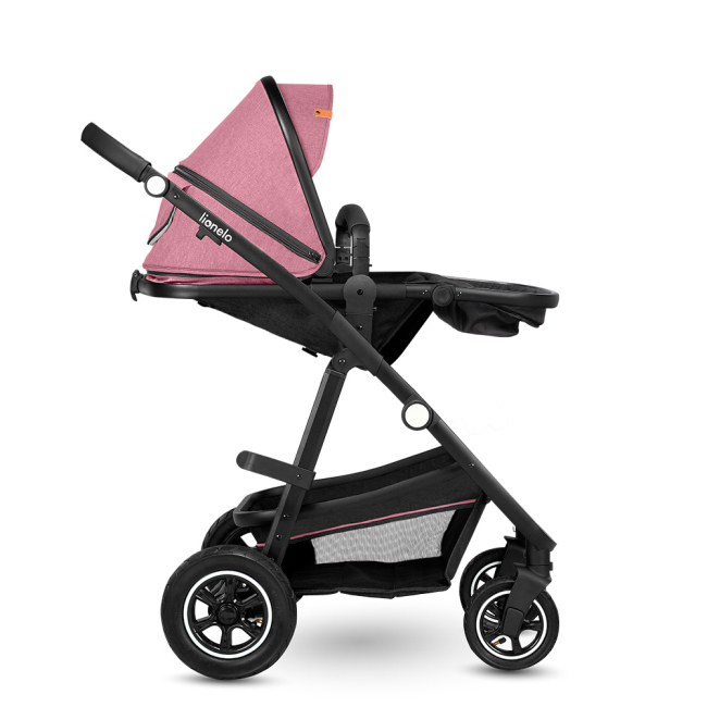 Візочки - Коляска Lionelo Amber pink rose 2 в 1 (5903771702194)#4