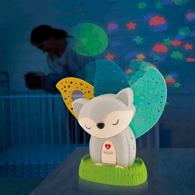 Ночники, проекторы - Светильник Infantino Лисенок с подвижным хвостиком (302021)#3