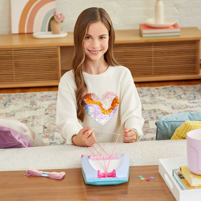 Наборы для творчества - Игровой набор для плетения браслетов Make it Real Лучшие друзья с станком (MR1457)#4