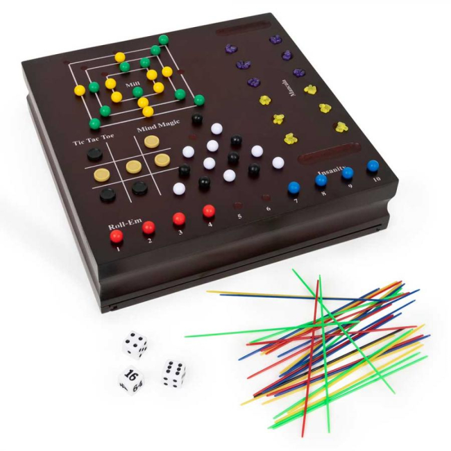 Настільні ігри - Ігровий набір ​Spin Master 10 класичних ігор (SM98376/6065366)#7