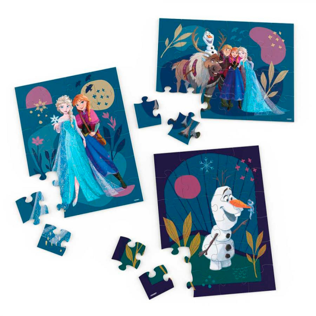 Пазлы - Пазл Spin Master Холодное сердце 3 в 1 (SM98297/6066795)#3