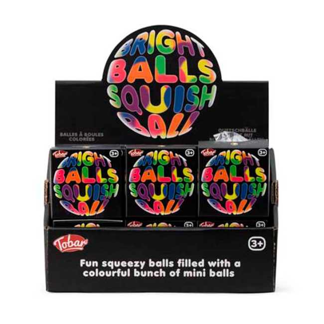 Антистресс игрушки - Мячик-антистресс Tobar Скранчемс Яркие шарики (38449)#3