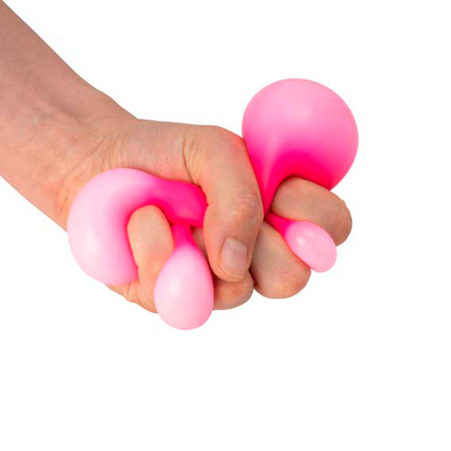 Антистрес іграшки - М'ячик-антистрес Tobar Скранчемс неоновий рожевий (38438/1)#2