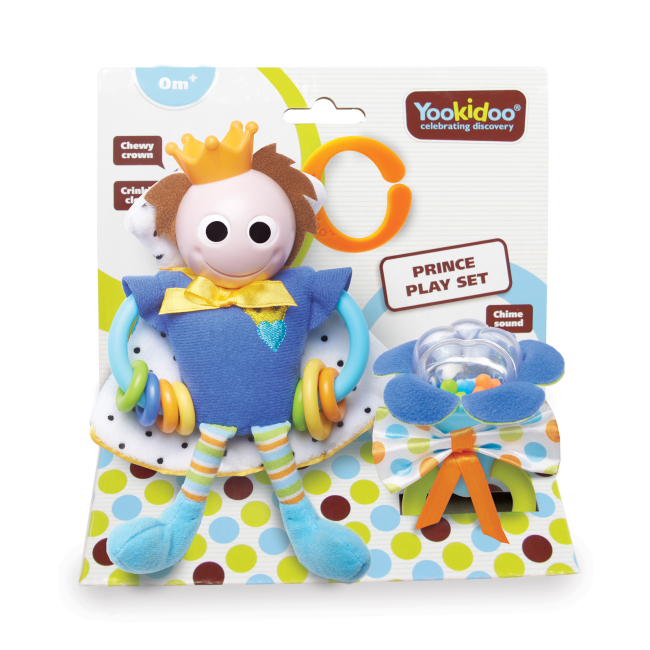 Брязкальця, прорізувачі - Ігровий набір Yookidoo Принц 2 в 1 (40117-2)#2