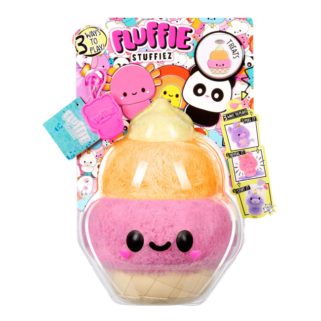 Антистресс игрушки - Мягкая игрушка-антистресс Fluffie Stuffiez Пушистый сюрприз Мороженое (593447-2)#4