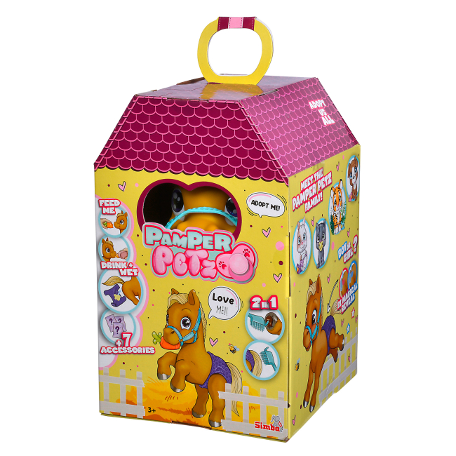 Фигурки животных - Игровой набор Simba Pamper petz Пони с конюшней (5950009)#5