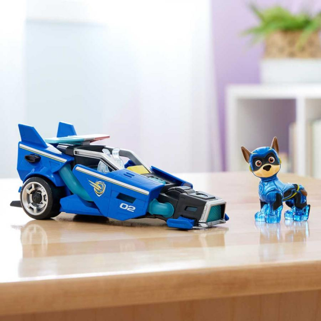 Фигурки персонажей - Большой спасательный автомобиль Paw Patrol Большие грузовики с водителем Гонщик (SM17776/4966)#6