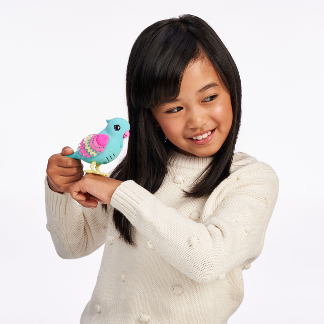 Фигурки животных - Интерактивная фигурка Little Live Pets Говорящая птичка Твит Твинкл (26403)#4
