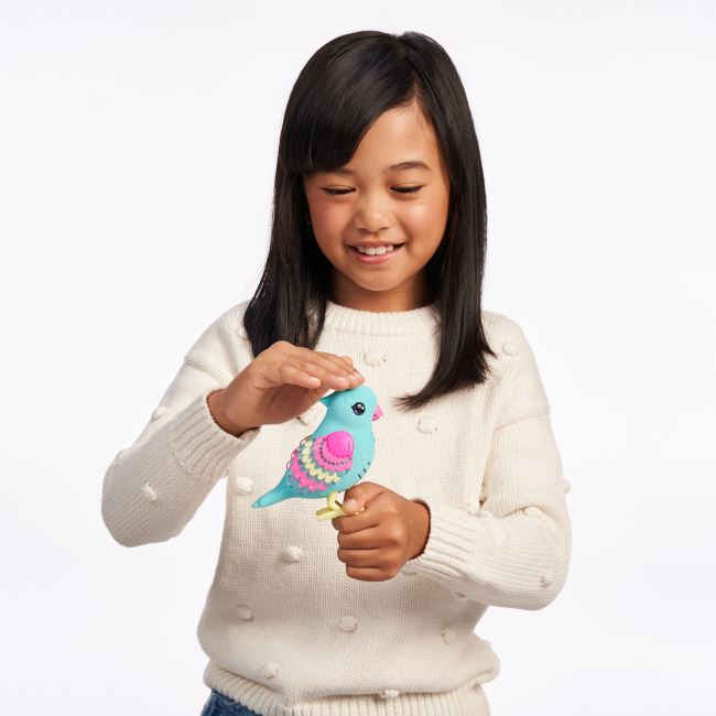 Фигурки животных - Интерактивная фигурка Little Live Pets Говорящая птичка Твит Твинкл (26403)#5