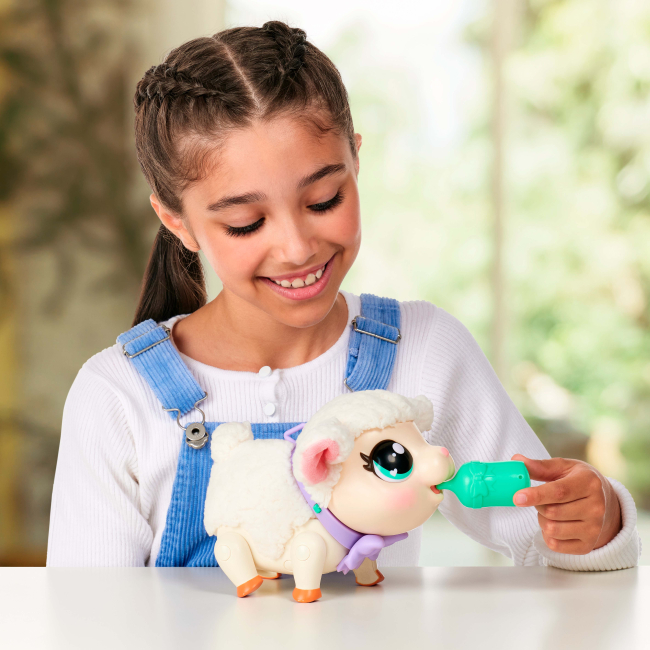 Фигурки животных - Интерактивная фигурка Little Live Pets Мой любимец маленький ягненок (26476)#5