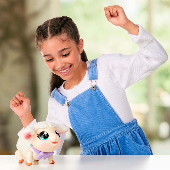 Фигурки животных - Интерактивная фигурка Little Live Pets Мой любимец маленький ягненок (26476)#6