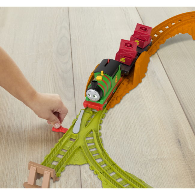 Залізниці та потяги - Ігровий набір Thomas and Friends Motorized Незабутні пригоди на острові Percy's Cargo run (HGY78/HPN58)#5