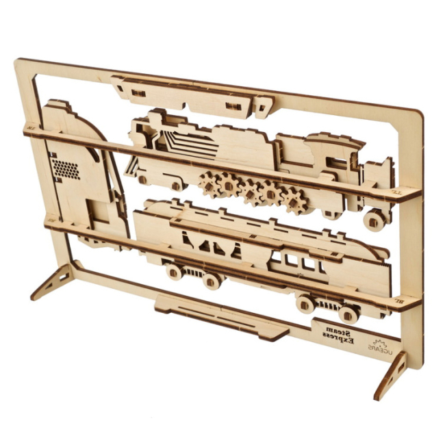 3D-пазлы - Пазл Ukrainian Gears Паровоз (6337513)#3