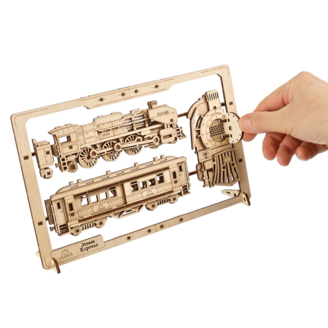 3D-пазлы - Пазл Ukrainian Gears Паровоз (6337513)#4