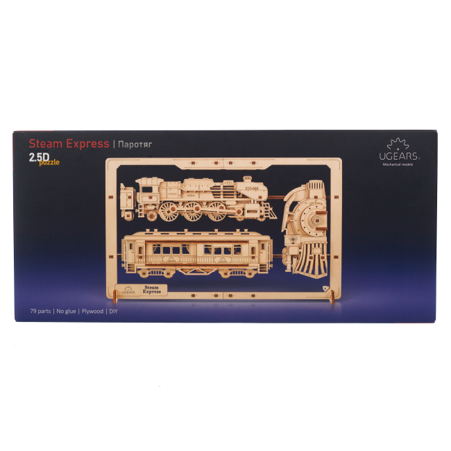 3D-пазлы - Пазл Ukrainian Gears Паровоз (6337513)#5