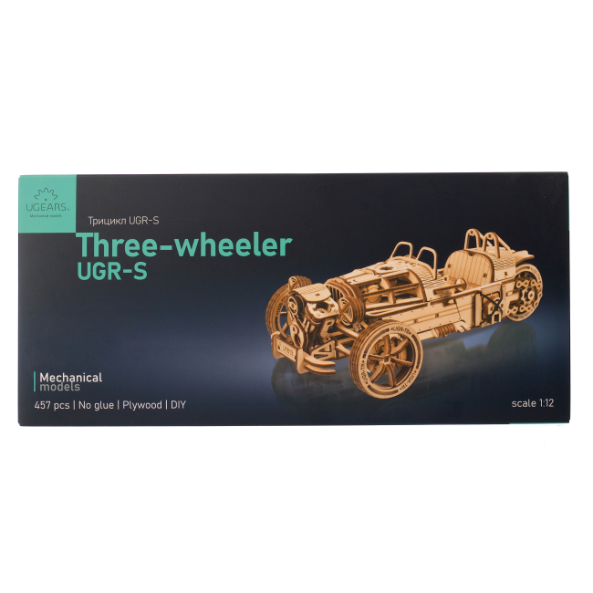 3D-пазли - Тривимірний пазл Ukrainian Gears Трицикл UGR-S (6337515)#6