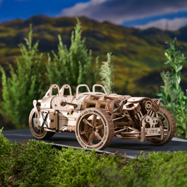 3D-пазли - Тривимірний пазл Ukrainian Gears Трицикл UGR-S (6337515)#7